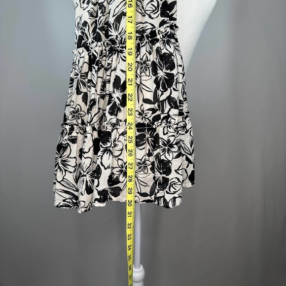 American Eagle Black & Cream Casual Dress, Size M - Picture 5 of 7